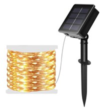 Solar Fairy Waterproof Copper Wire String Lights Christm�Z��