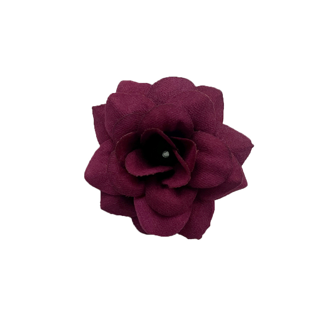 Simulación de tela de terciopelo de pequeño ángulo flores de rosa DIY sombreros hechos a mano arreglos de flores bolsas de props para el hogar adornos florales