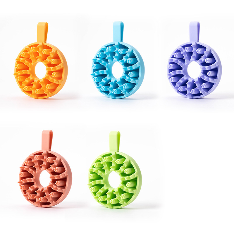 Cepillo de baño de silicona, cepillo de ducha de gel de silicona, cepillo de ducha de espalda, cepillo de limpieza de baño, cepillo de lavado de cabello de doble cara, masaje antiprurito