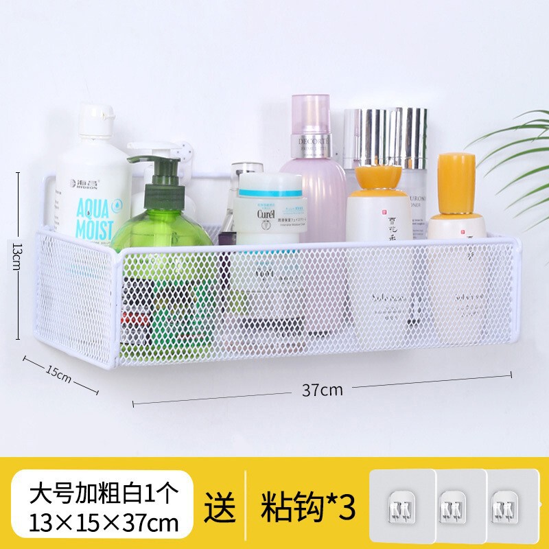免打孔墙上置物架床头宿舍神器挂篮卧室墙面隔板收纳架子墙面置物|undefined