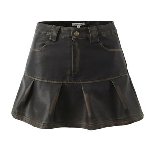 �͹�ˮϴpuƤ��ȹŮ2024�＾�¿���ʽ���ø����@�ݰ���A�ְ���ȹ