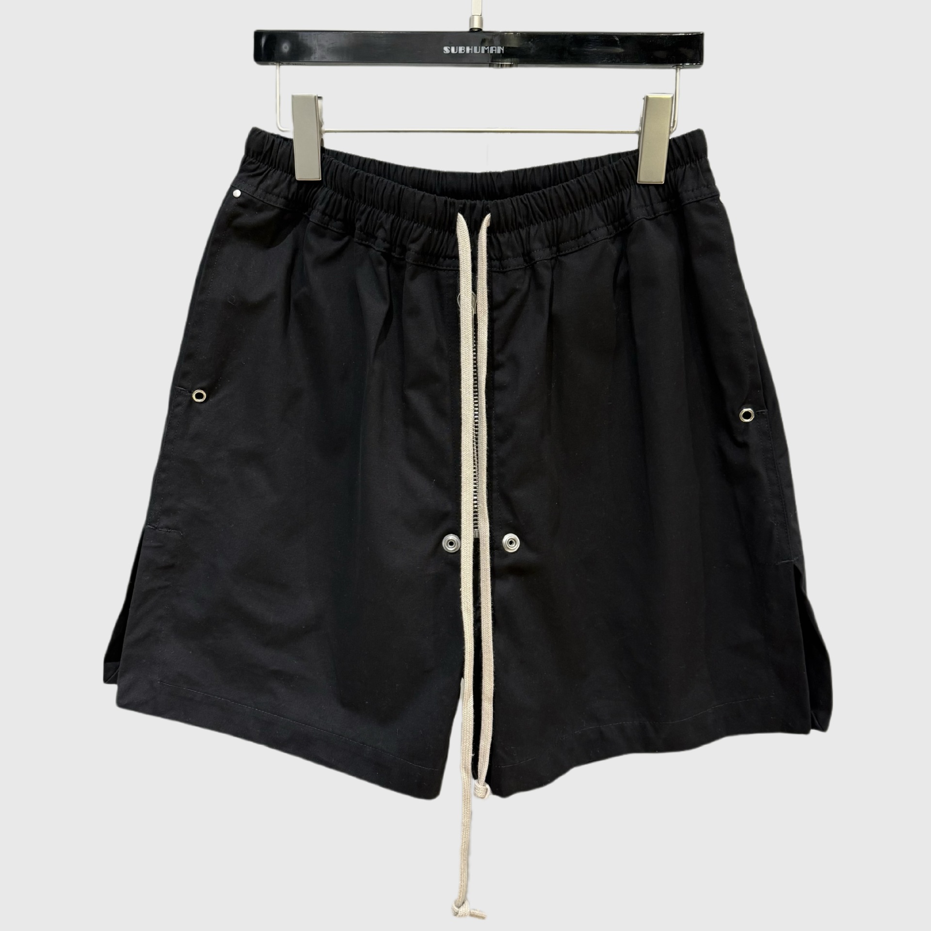 SUBHUMA Men's | Classic and Stylish Dark Woven Work Pants with Slit Legs and Unique Zippers - Men's Casual Shorts