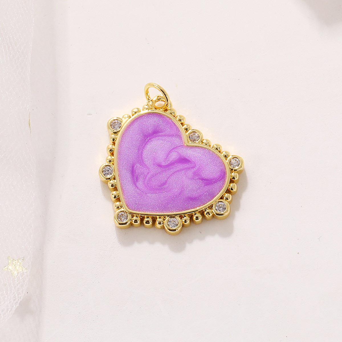 4g Weight Pendant Jewelry Making Type 20 * 25mm Jewelry Making Size Zircon Inlay Material DIY Jewelry Accessories Classification 1 Piece Quantity Copper Material Heart Shape Pattern Polished Finish Enamel, Plating, Inlay Design IG Style Style 1 Piece 20 * 25mm Copper Zircon Heart Shape Polished Pendant 3