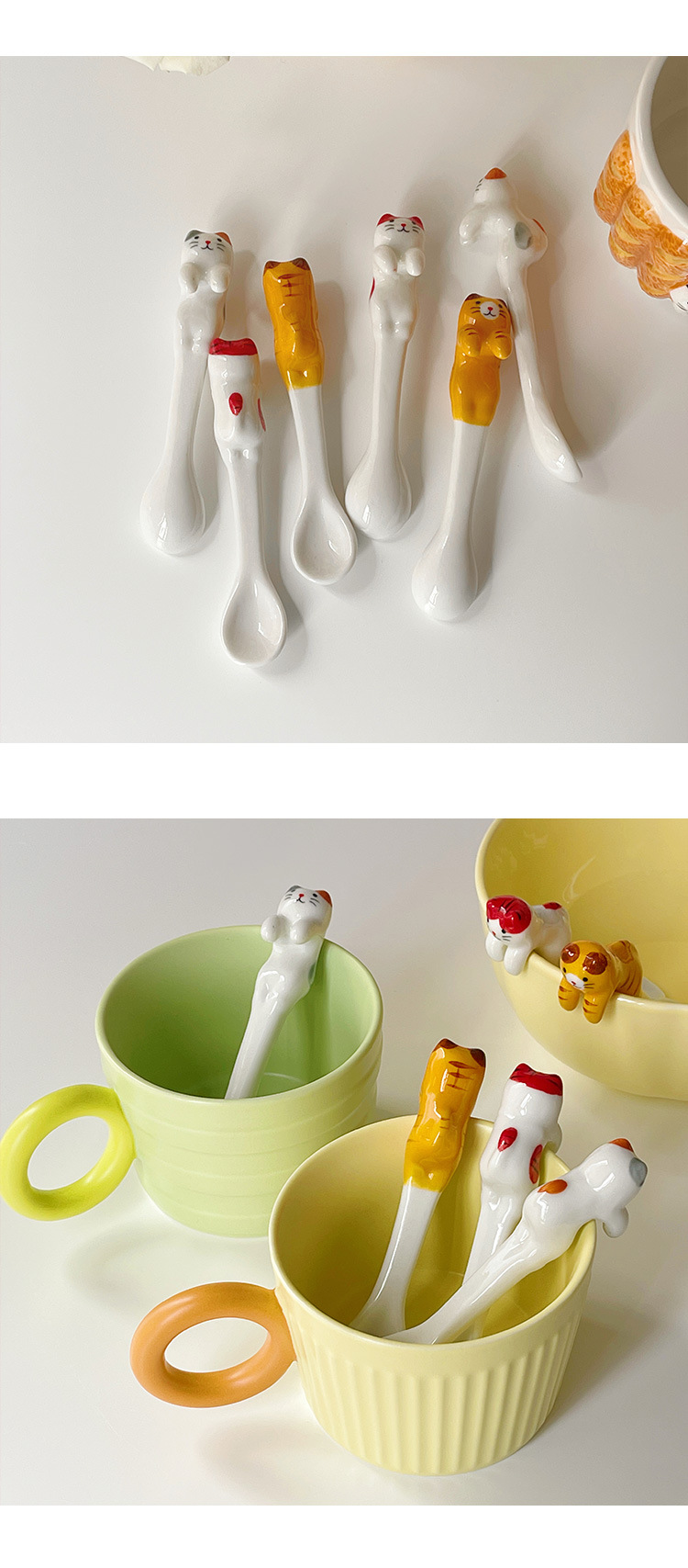 Cute Vacation Animal Ceramic Spoon 1 Piece display picture 1