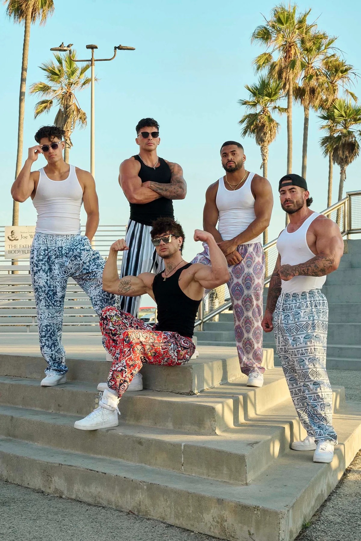 American Style Retro Thin Trousers for Men Summer Autumn Breathable Quick-Drying Loose Sports Pants Fitness Casual Digital Printed Pants_voghion.com