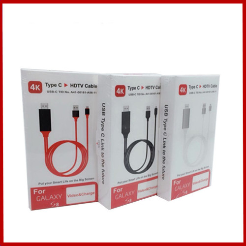 Type-C to HDMI adapter cable 4K HD cable Laptop mobile phone tablet projection screen same screen cable