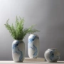 客厅陶瓷青花吧台花瓶