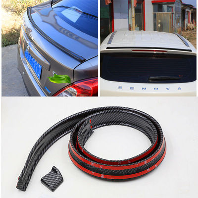 automobile Tail carbon fibre rubber Tail Sedan Punch holes currency Size Car Rear spoiler Top wing