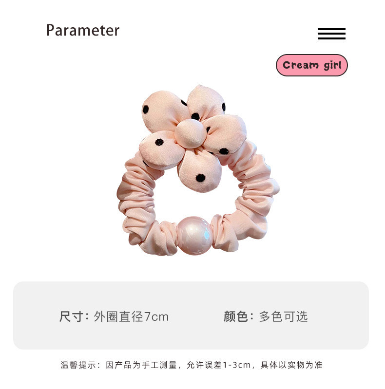 Girls' Apple Puppy Bun Hair Ties, Children's Hair Bands, High Elasticity Hair Ropes, Little Girls' Hair Ties