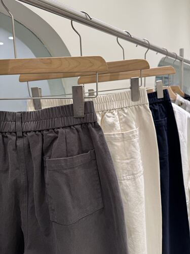 Retro cotton carambola pants spring new style lazy loose casual pants high waist slimming straight wide-leg pants women's pants