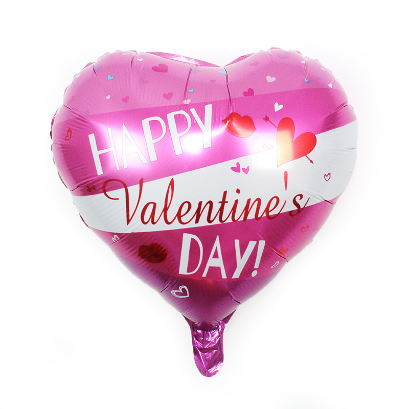 Valentine's Day Letter Heart Shape Aluminum Film Party Balloons 1 Piece display picture 4