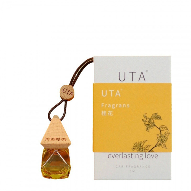 Uta Car Pendant West Lake Longjing Aromatherapy Long-Lasting Fragrance Car Deodorization Long-Lasting Car Perfume Wholesale