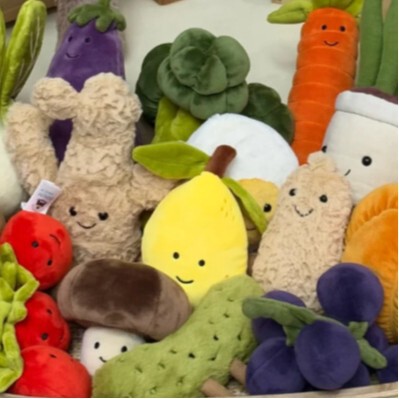 Jelly Original Alternative Fruit and Vegetable Series Collection Eggplant Banana Peanut Coconut Peach