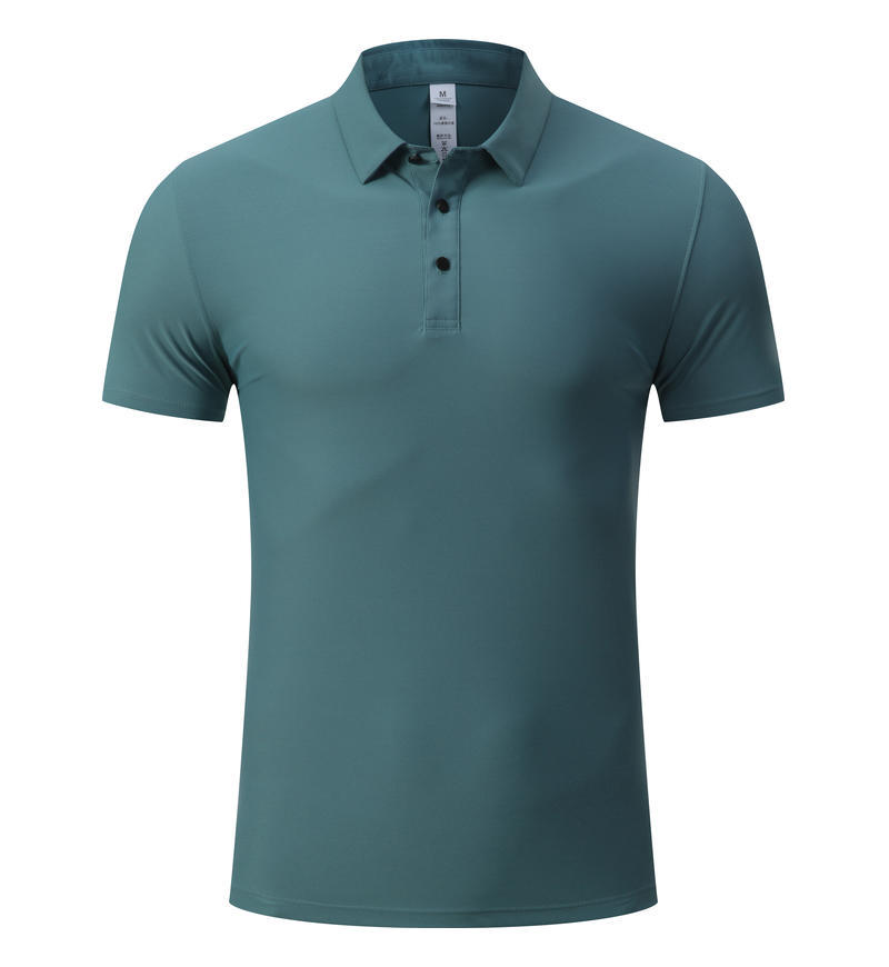 Verano de 2025 nuevo deporte ocio polo de manga corta para mujeres y hombres collar clásico versátil seco rápido transpirable se puede imprimir