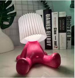 Mayorista sentado muy tímido niño recargable lámpara de escritorio iluminación ambiente dormitorio adornos de escritorio extraños regalos luz de noche