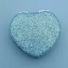 70*75*22mm heart-shaped light blue