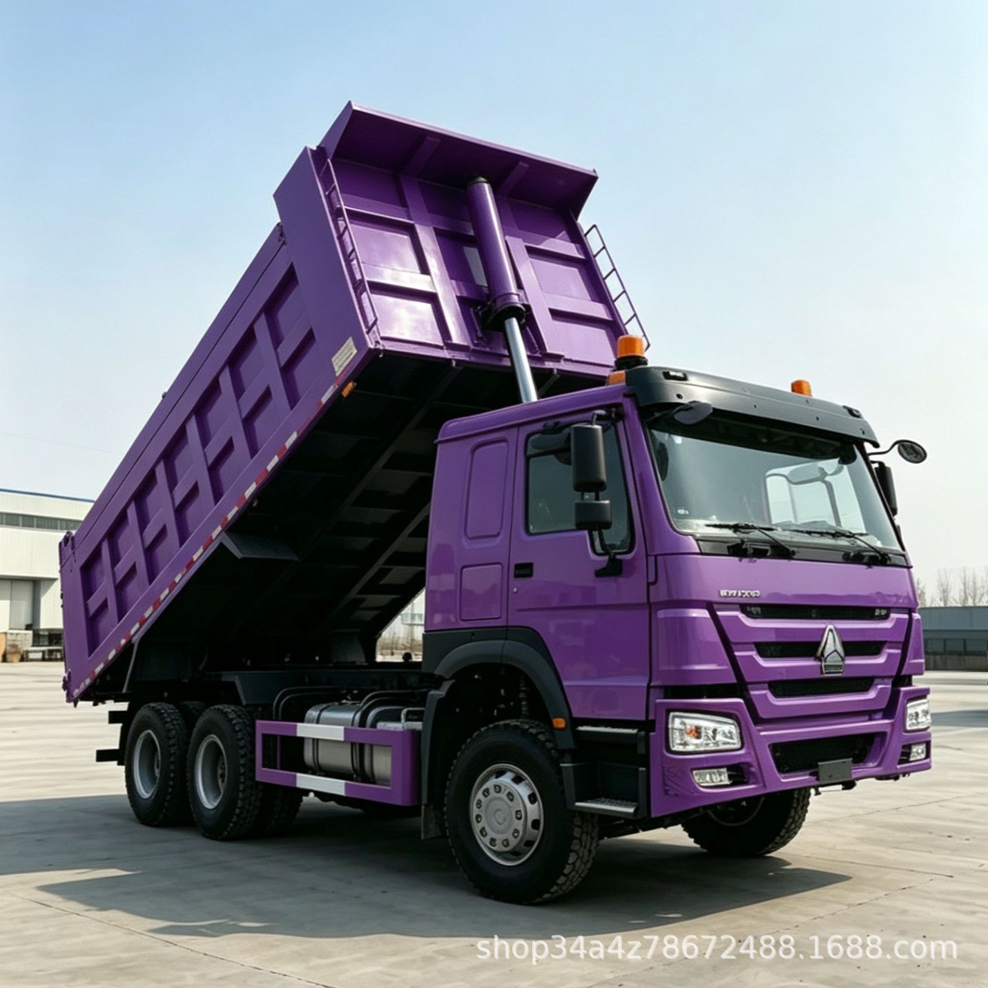 Overseas Howo 6X4 Dump Truck 371 Horsepower Dump Truck Engineering Vehicle Rear Dump Truck Deposit