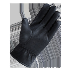 冬季手套男皮手套滑雪加絨厚防寒PU保暖棉手套開車摩托車防風防雨