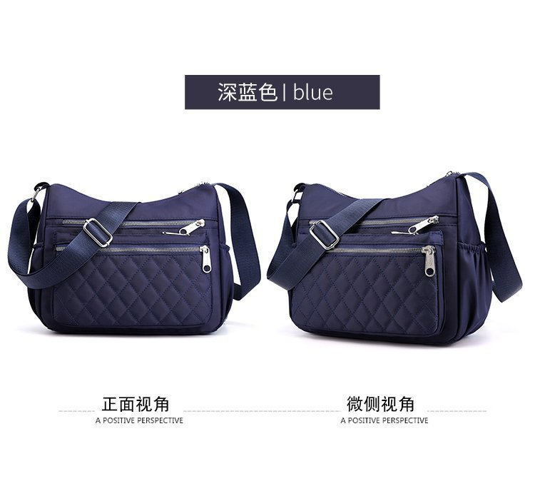 New casual single-shoulder crossbody bag, Oxford fabric bag, simple and fashionable European and American women's bag, cross-border one-piece delivery worldwide undefined
