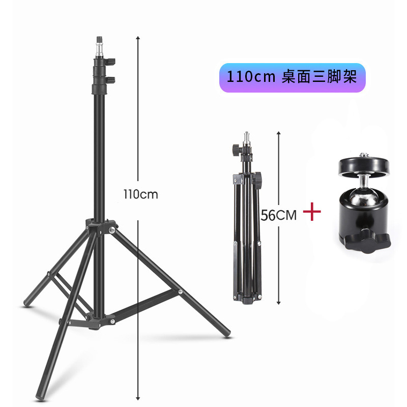 Soporte para teléfono móvil, cámara, trípode universal, video, soporte para selfies de escritorio, clase en línea, soporte para transmisión en vivo para teléfono móvil perezoso