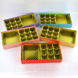 Factory wholesale chocolate box 18 grid packing box can be customized creative candy bow gift box Ferrero box
