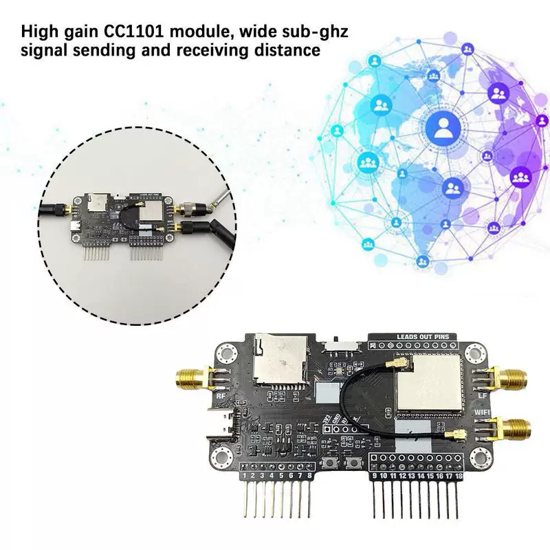 Для Flipper Zero мульти-объединительная плата NRF24+ESP32 многофункциональный expansion модуль