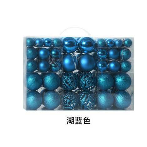 Bola de Navidad traje redondo barril caja cuadrada pintada 3cm4cm6cm decoración navideña bola colgante de Navidad bola decoración Navidad