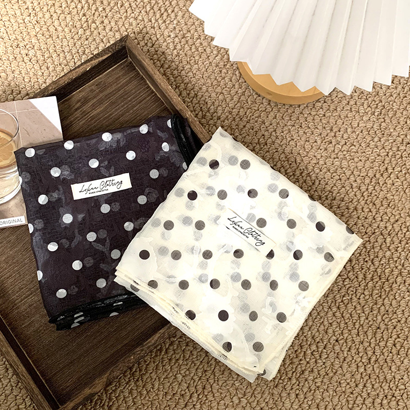 Arte y literatura rayas linas bufandas de seda femeninas coreanas de estilo universal nicho bufandas de cuello de cinta delgada bufandas de cuello protector solar