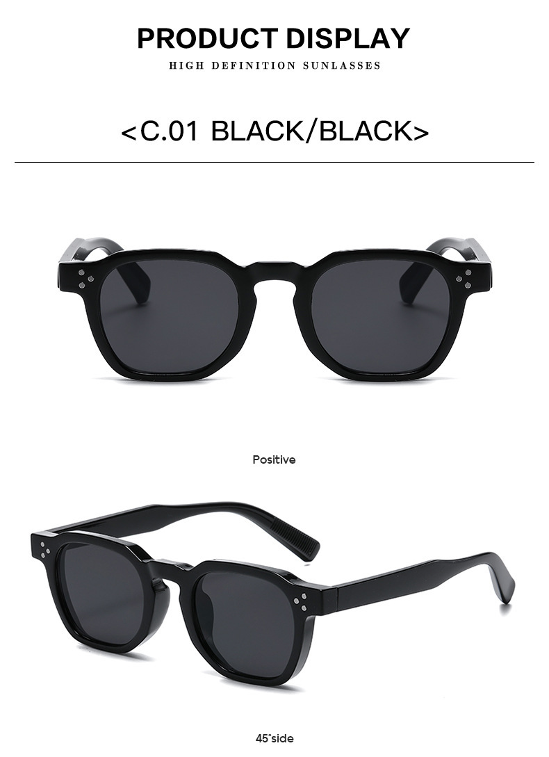 Jett 5169 new round frame mi nail glasses high-grade fashion sunglasses European and American cross-border sunglasses_voghion.com