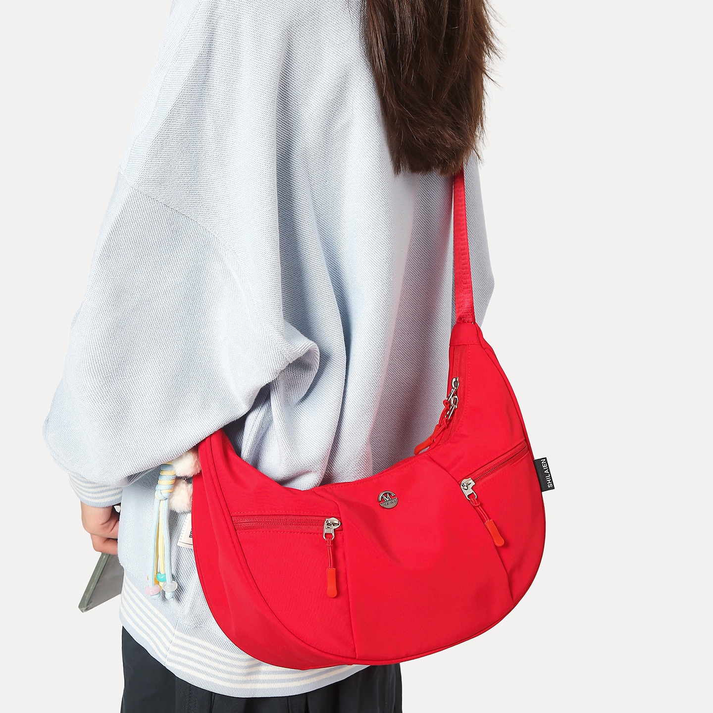 Shake-up marvel tinny al aire libre nylon antiespiraciones bolsa deportiva de gran capacidad bolsa de montaña coreana 2025 nueva pareja