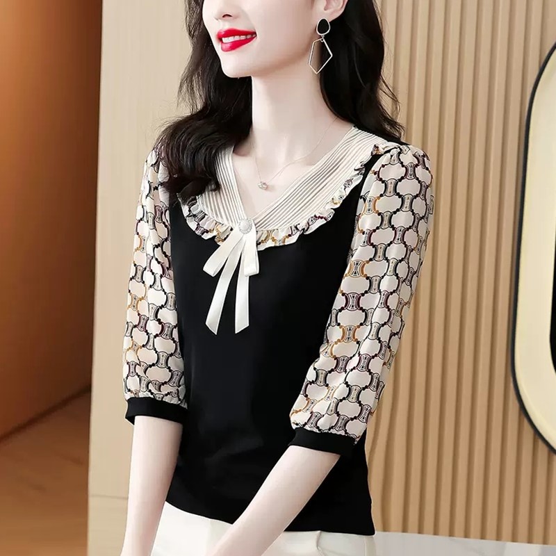 Shiffon fashionable T-shirt