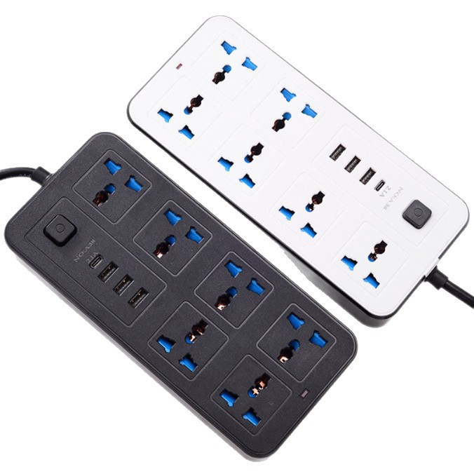 Nuevo orificio transfronterizo con conector USB, panel de conector de línea de ingreso doméstico, interruptor poroso con conector de cable de extensión