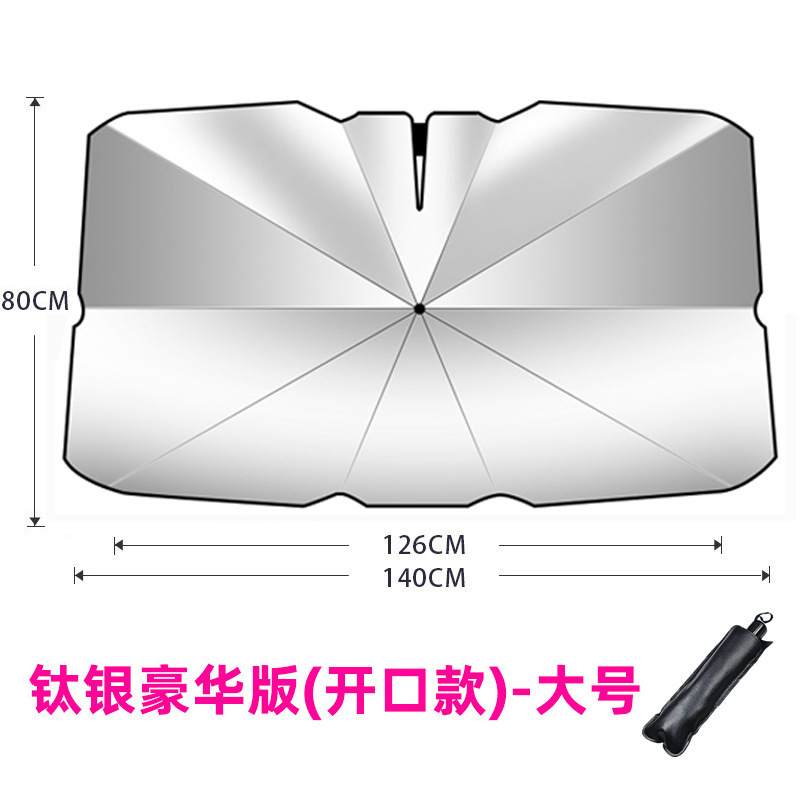Sombrilla del coche al por mayor parabrisas delantero del coche sombrilla retráctil plegable protector solar protección solar