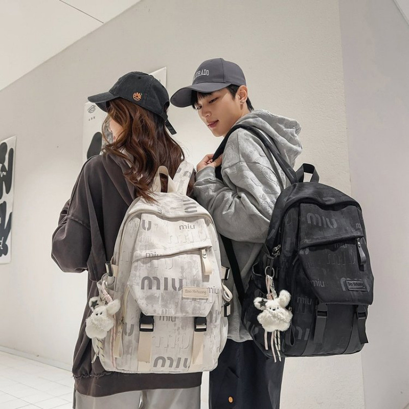 2026 New Style Backpack Korean Version Fashion Large Capacity College Student Backpack Trendy Commuter School Bag Wholesale Trend 2026 New Style Backpack Korean Version Fashion Large Capacity College Student Backpack Trendy Commuter School Bag Wholesale Trend