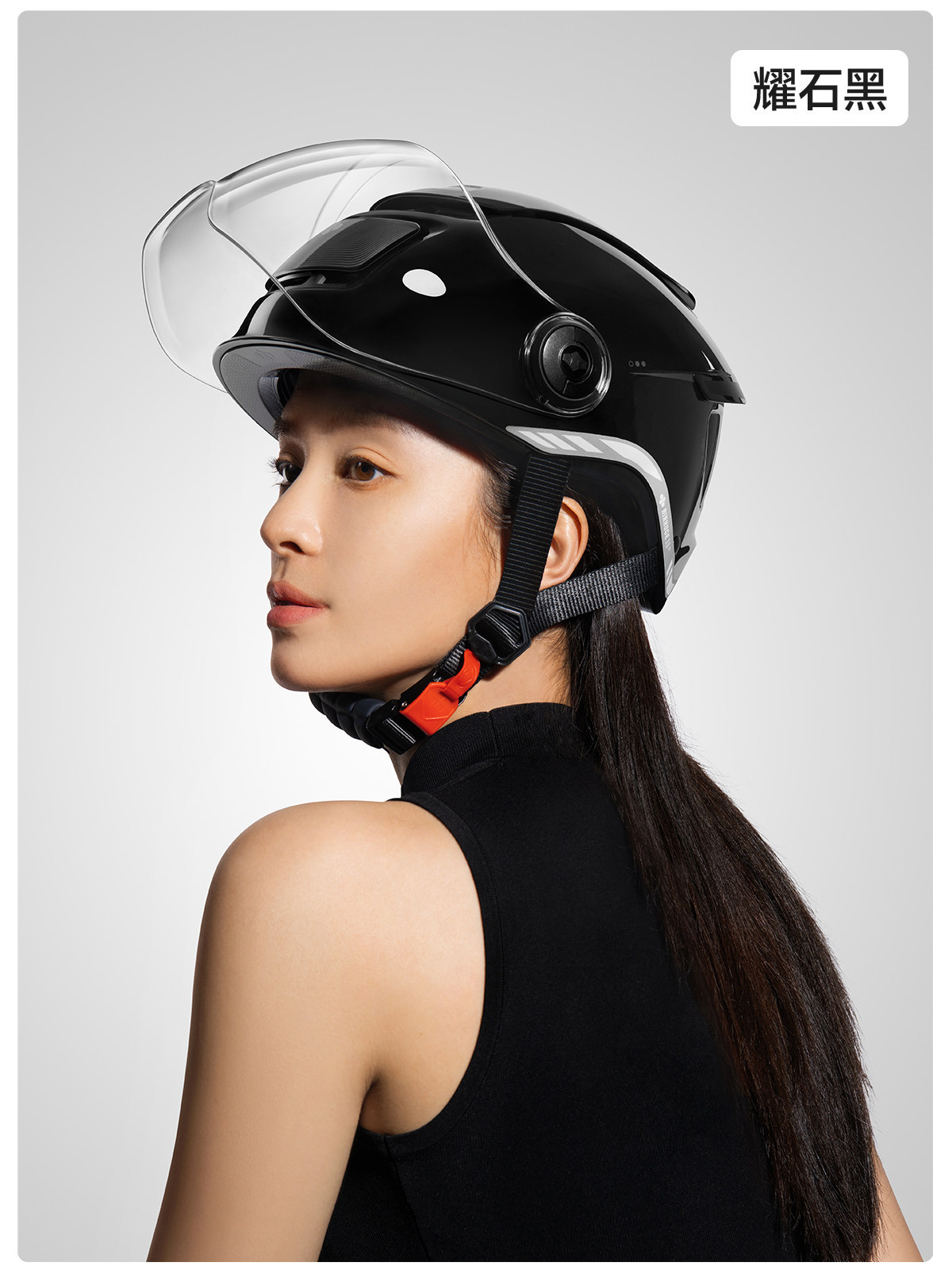 Two Little Bees 3C Certified Electric Motorcycle Helmet for Men and Women, Summer Sun Protection Half Helmet, Silver Lion Safety Helmet