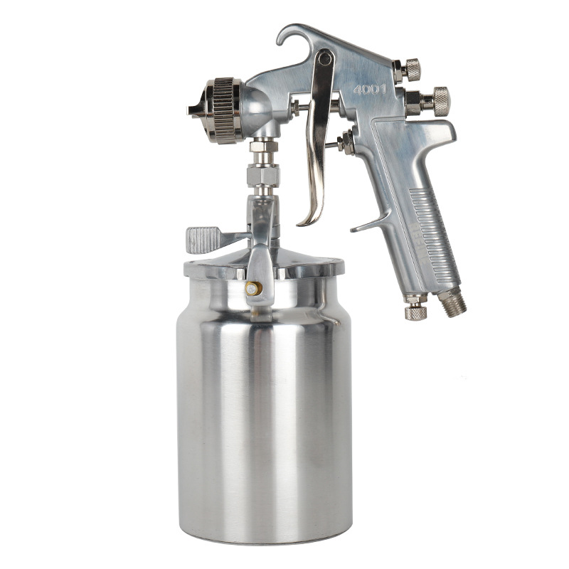 4001S pistolas de pulverización neumática de 2.0mm alta atomización 1000ml botella de pulverización de muebles pistolas de pulverización de pintura