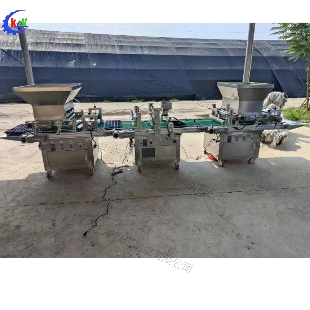 农用全自动穴盘播种机 辣椒蔬菜种子育苗机 花卉生产基压穴栽种机