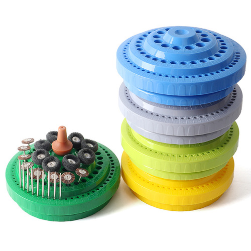 Rotary tool box, plastic honeycomb storage box, jade carving grinding needle drill bit parts placement storage box