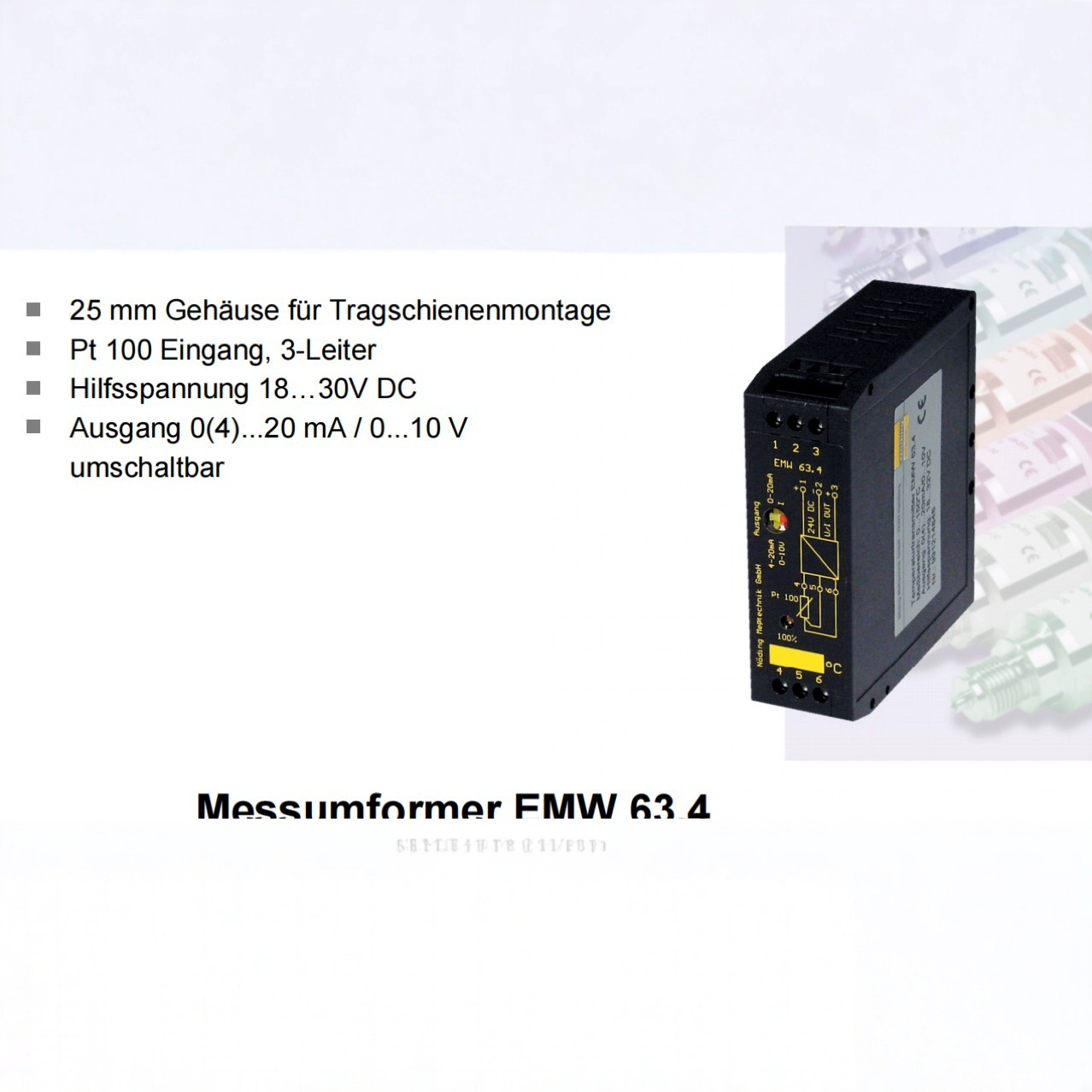 Noeding преобразователь температуры EMW63.4