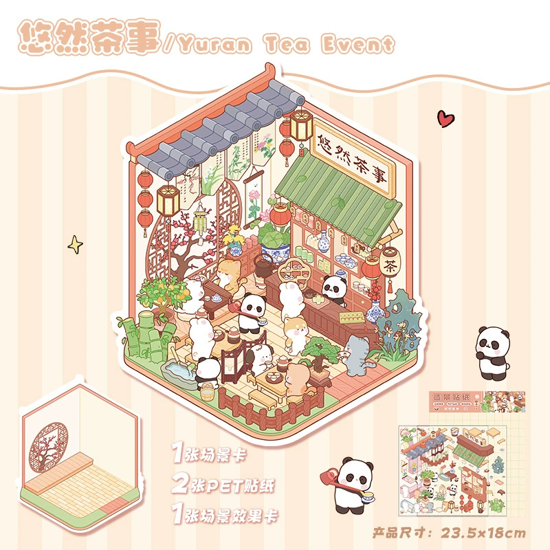Big sticker, three dimensional stickers, 3D, scheduler