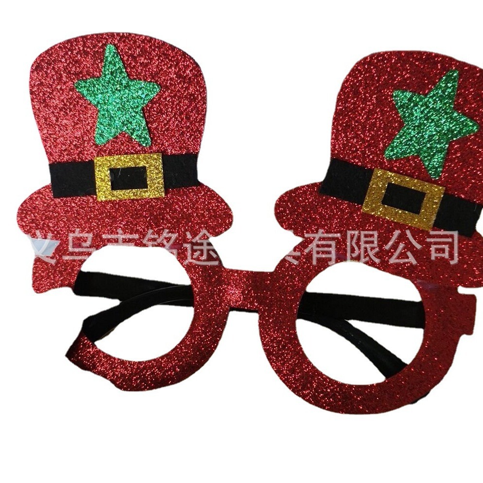 Fiesta de Navidad gafas de cebolla en polvo trébol gafas St. Patrick Festival irlandés vestir