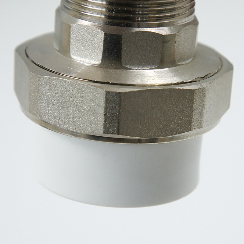 PPR grifo de tubería de agua de alambre interno y externo Junta suelta rosca externa cobre Junta suelta accesorios de plomería accesorios de tubería fábrica al por mayor