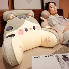 新しい枕、ベッド用首枕、寮漫画ベッドサイドクッション、ソファ大型背もたれクッション、取り外し可能で洗える腰保護