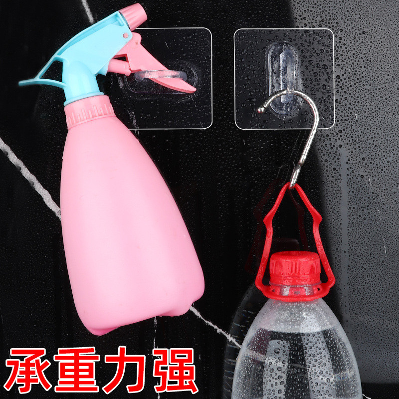 Non-perforated, traceless, strong traceless, sticky, hook, door, cleaning agent, clothes rack, multifunctional kitchen and bathroom storage artifact