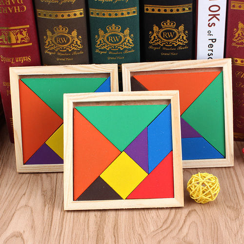Wooden jigsaw puzzle children's educational early education toys color jigsaw puzzle puzzle toy jigsaw puzzle teaching aids gifts wholesale