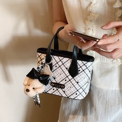 南风Chio2nd 棋盘格托特包包女式2025新款手提小包通勤单肩斜挎包