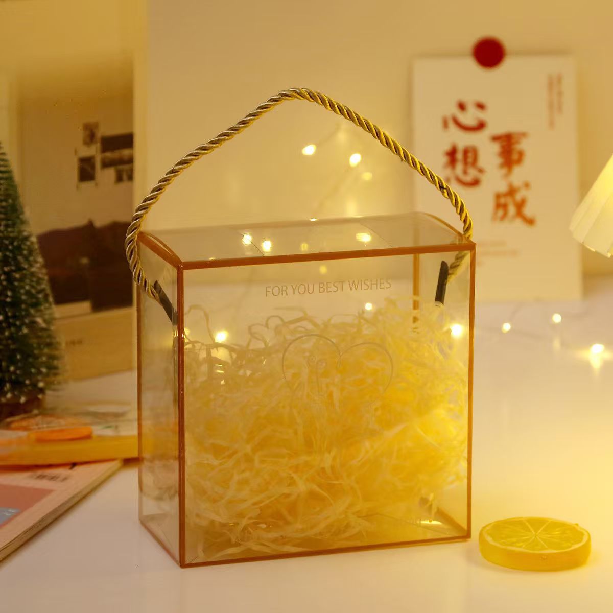 Caja de regalo + hierba de Raffi