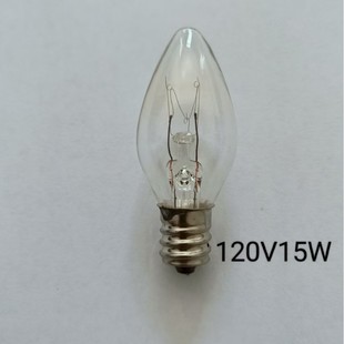 C7 Us Standard E12 Incandescent Lamp Salt Lamp String Light 120V15W Cross-Mirror E-Commerce Special Product