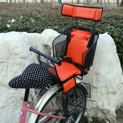 Child seat shed Bike Bicycle Electric Bike Child - elegant-black-headrest-chair-thick-cushion-default-item