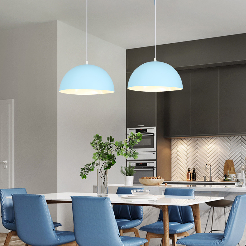 Industrial Style Chandelier Creative Stylish Catering Restaurant Bar Hot Pot Restaurant Snack Shop Commercial Single Head Lampshade Lamp